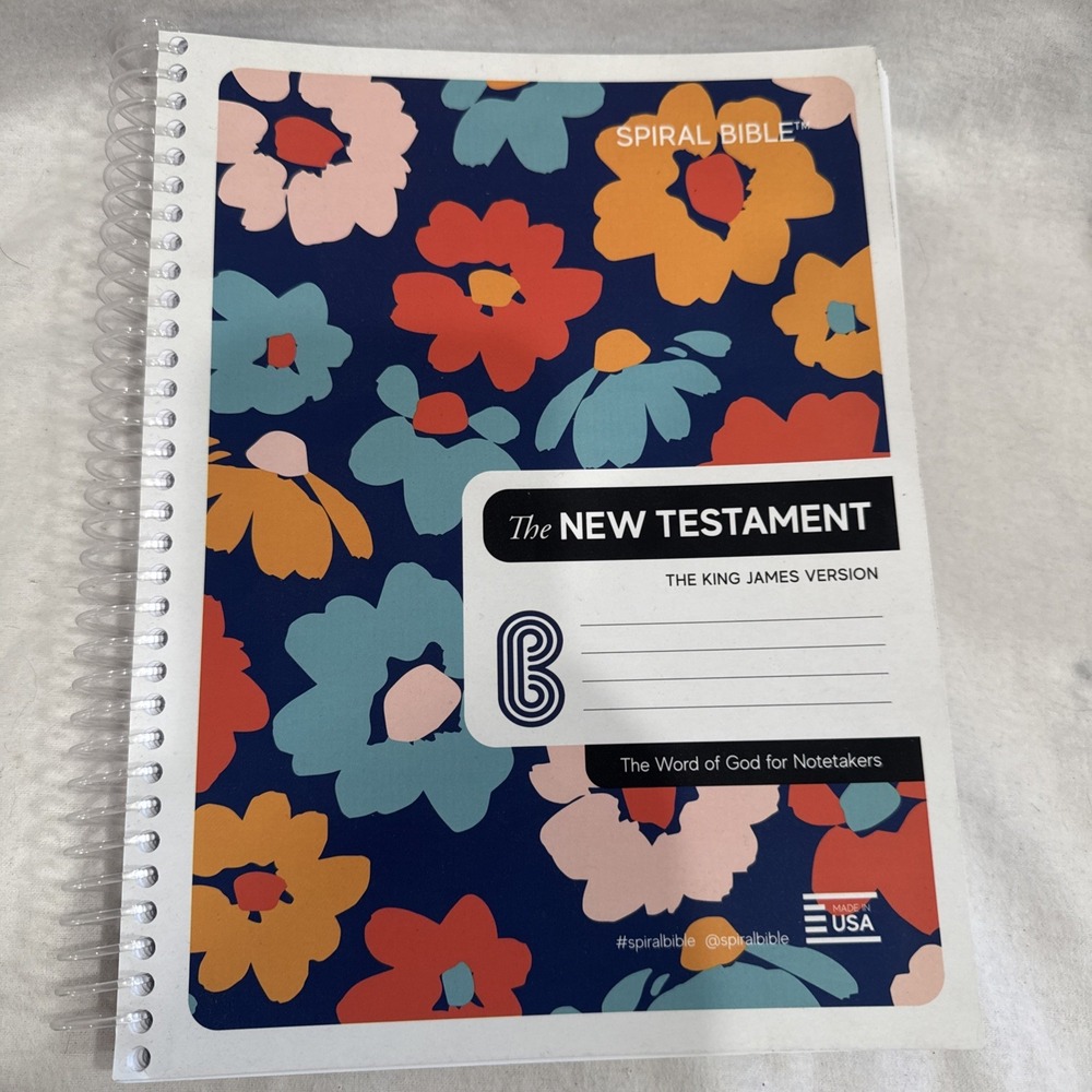 Spiral Bible The New Testament King James Version Spiral Bound First Paperback